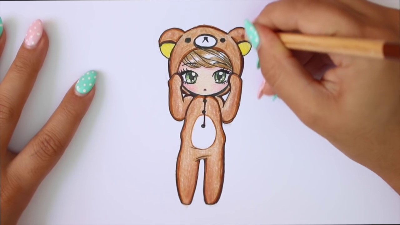 1280x720 Drawing Tutorial How To Draw And Color A Girl With Starbucks - Starbucks Girl Drawing
