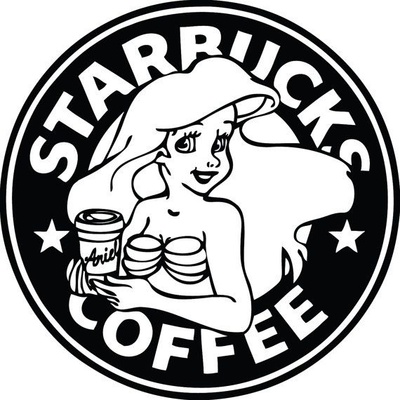 570x570 Tumblr Starbucks Clipart Logo - Starbucks Logo Drawing