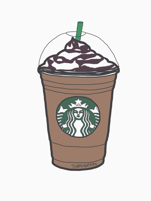 500x667 tumbler cup clipart - Starbucks Tumblr Drawing