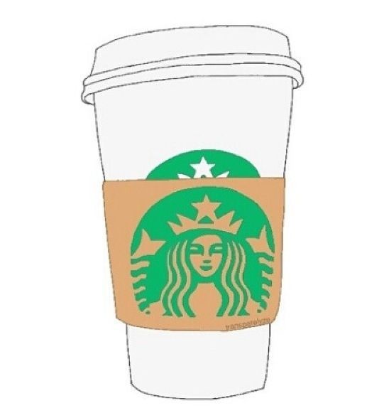 541x574 Tumblr Girl Drinking Drawing Starbucks - Starbucks Tumblr Drawing