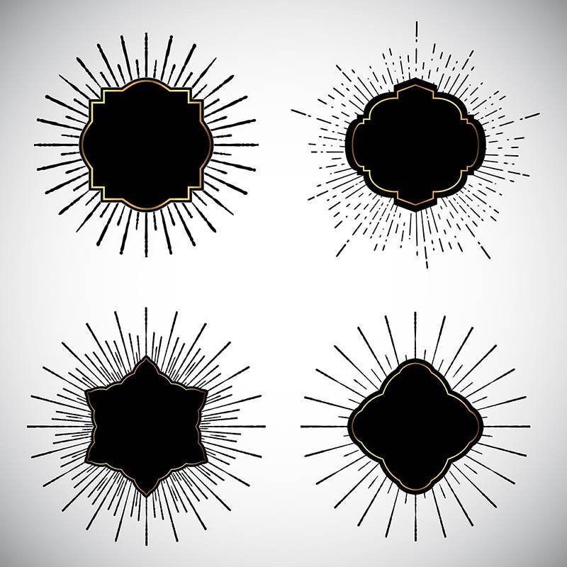 800x800 Printable Starburst Clipart Drawing Pictures Frames Abstract - Starburst Drawing