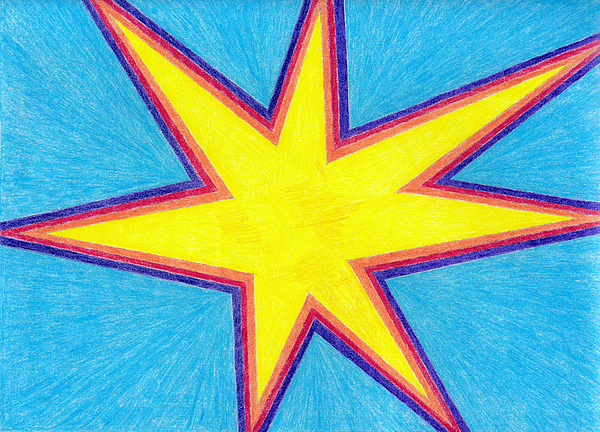 600x432 Starburst Drawing - Starburst Drawing