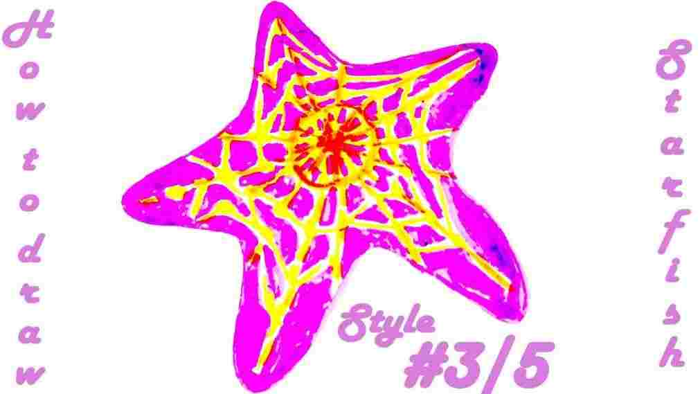 1011x569 Starfish Drawing For Kids To Draw A Starfish Step - Starfish Drawing