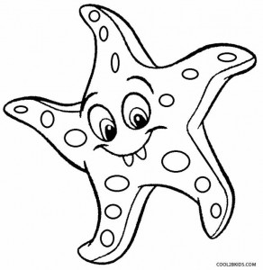 Starfish Drawing For Kids at PaintingValley.com | Explore collection of ...