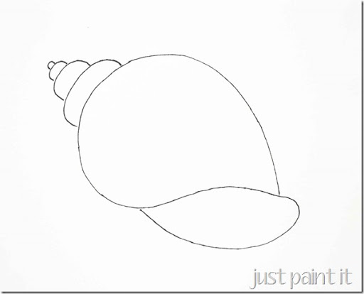 512x414 Seashell And Starfish Pattern Printables - Starfish Drawing Template