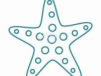 200x150 Starfish Template Elegant Starfish Stencil Printable Best Best - Starfish Drawing Template