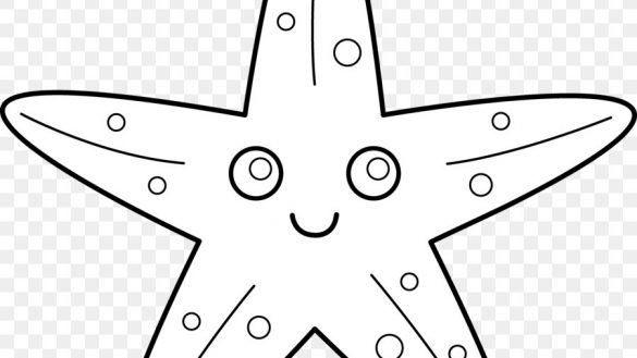 Starfish Outline Drawing at PaintingValley.com | Explore collection of ...