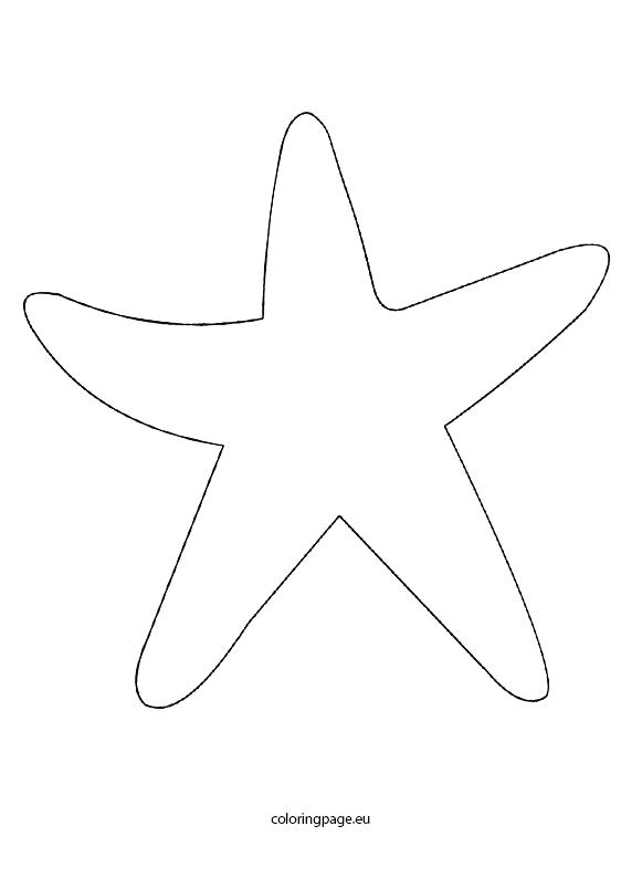 Starfish Outline Drawing At PaintingValley Explore Collection Of 