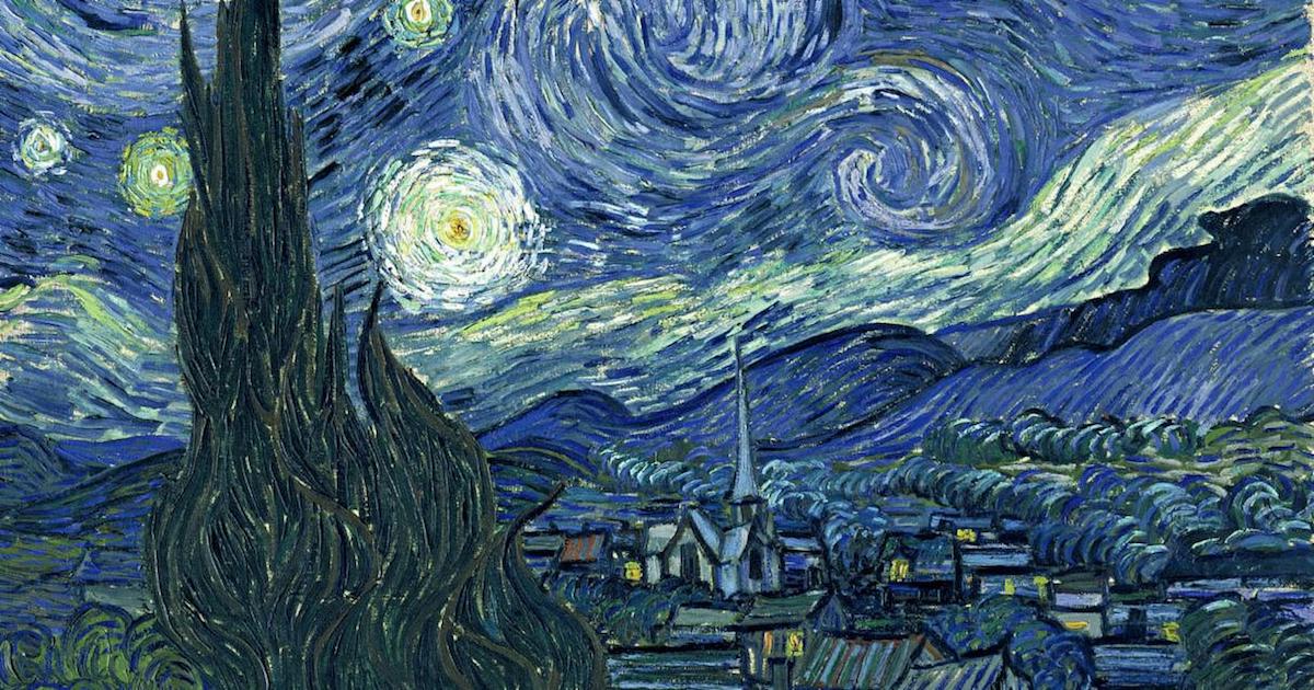 1200x630 russia is holding vincent van gogh's sketch - Starry Night Drawing