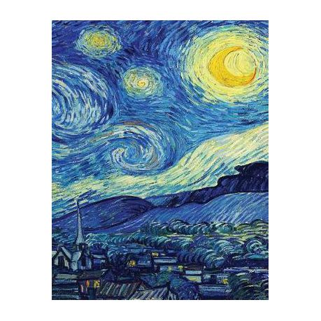 459x459 van gogh's starry night, artist drawing pad buy online in south - Starry Night Drawing