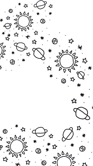 310x550 Cute Tumblr Stars Planets Graphic Posters - Stars Drawing Tumblr