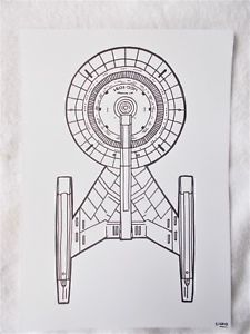 225x300 art marker pen sketch drawing uss starship discovery from star - Starship Drawing
