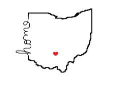 236x172 Ohio State Drawing - State Drawing