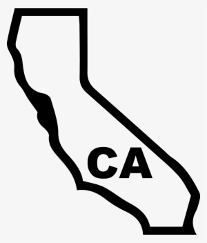 300x352 Ca California State Outline - State Of California Drawing