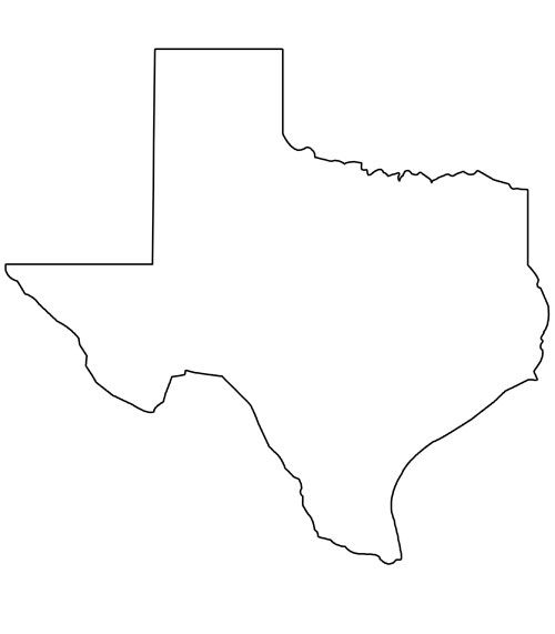 State Of Texas Outline Drawing at Explore