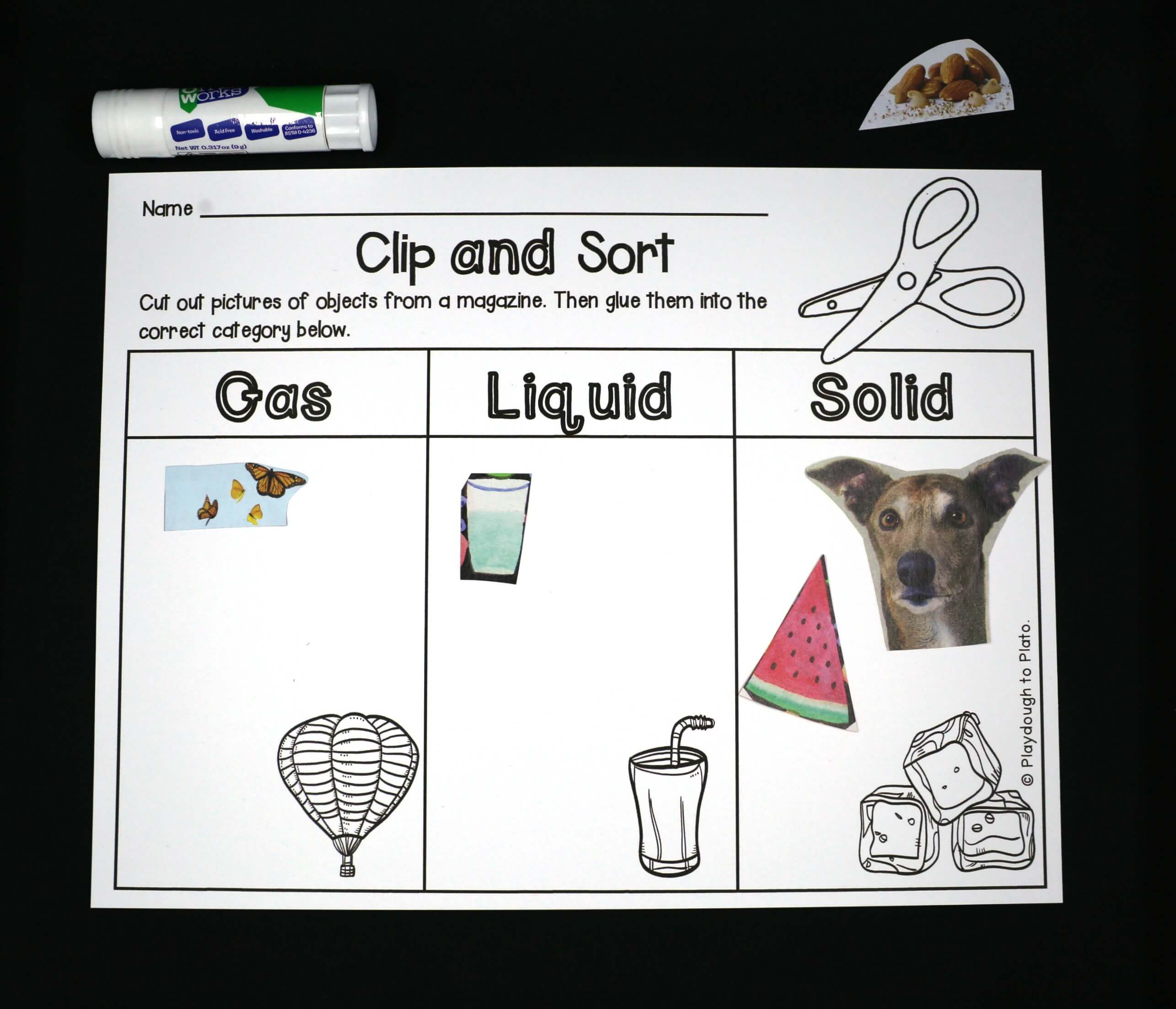 2571x2207 states of matter activity pack - States Of Matter Drawing