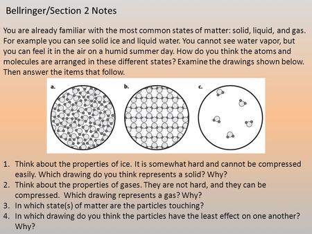 450x338 you are already familiar with the most common states of matter - States Of Matter Drawing