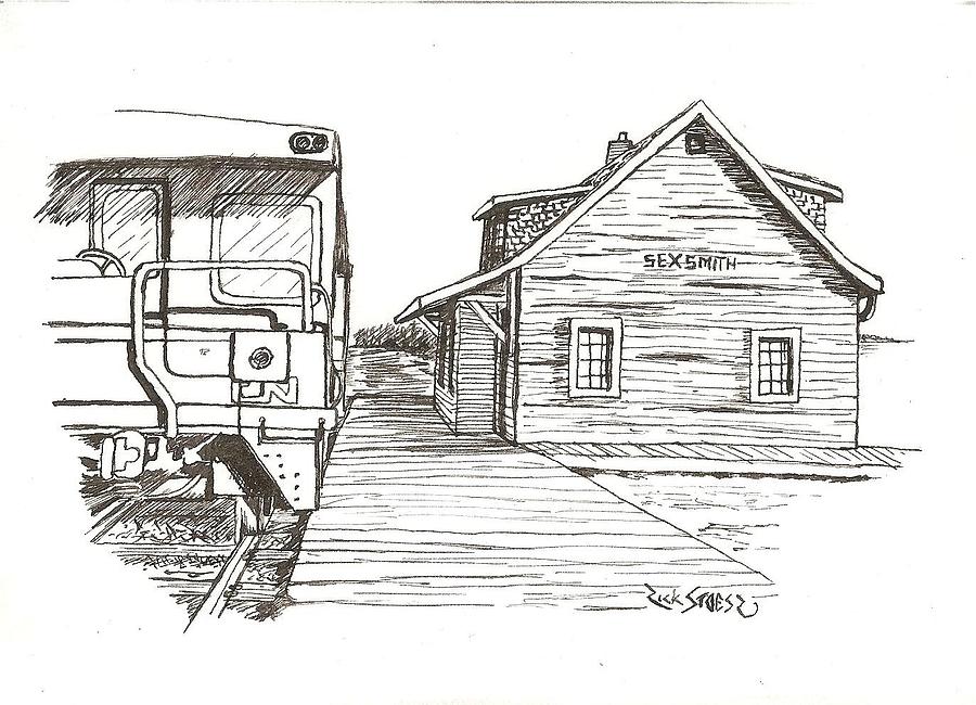 900x650 sexsmith train station drawing - Station Drawing