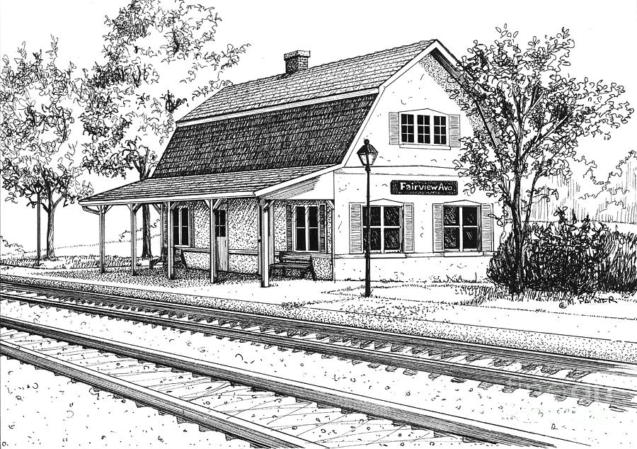 900x634 fairview ave train station drawing - Station Drawing