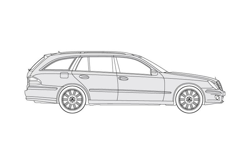 Station Wagon Drawing at PaintingValley.com | Explore collection of ...