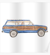 210x230 Station Wagon Drawing Posters Redbubble - Station Wagon Drawing