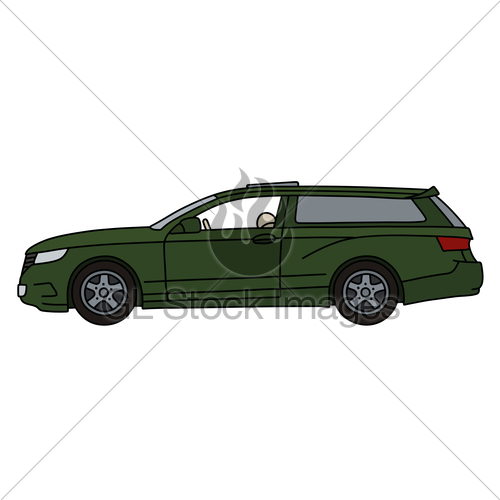 500x500 The Green Sports Station Wagon Gl Stock Images - Station Wagon Drawing