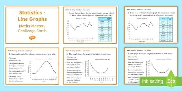 630x315 year maths mastery statistics line graphs challenge cards m - Statistics Drawing