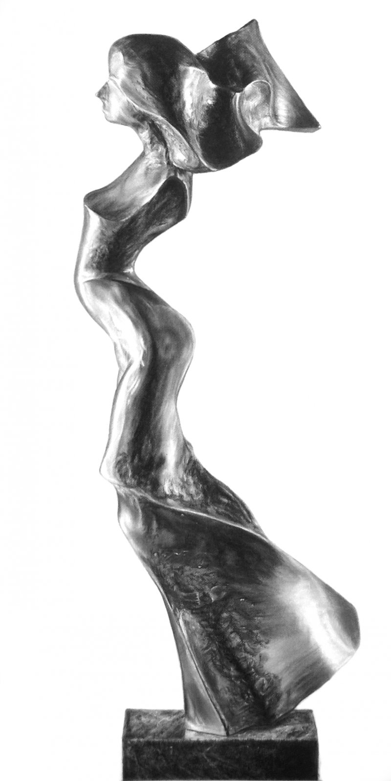 800x1598 Lady Statue Drawing - Statue Drawing