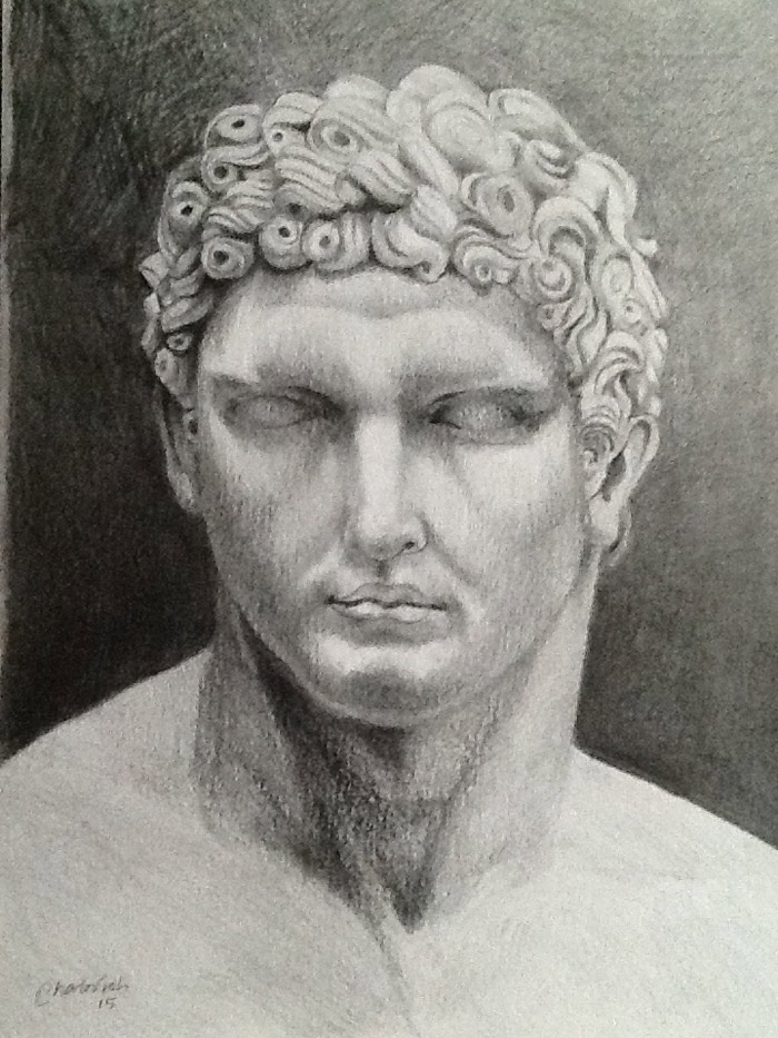 700x933 remembering hercules statue - Statue Drawing