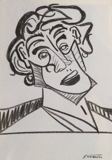 375x536 Abstract Drawing Of A Roman Boy Statue Drawing - Statue Drawing