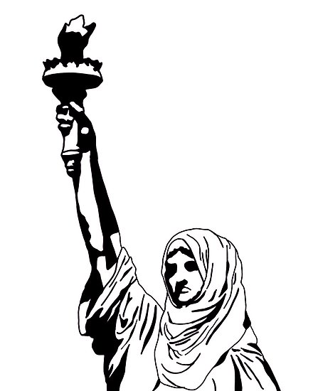 440x550 Lady Liberty Posters - Statue Of Liberty Black And White Drawing
