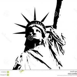 300x300 Stock Photo A Black And White Sketch Of The Statue Of Liberty - Statue Of Liberty Black And White Drawing