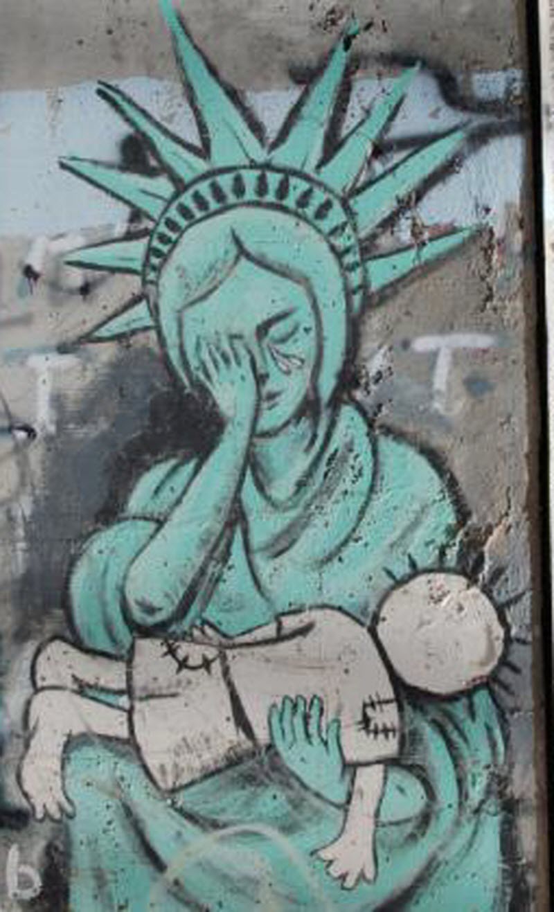 800x1317 January Smcdfa Monthly Meeting - Statue Of Liberty Crying Drawing