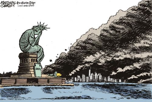 500x336 Similiar Crying Lady Liberty Statue Keywords - Statue Of Liberty Crying Drawing