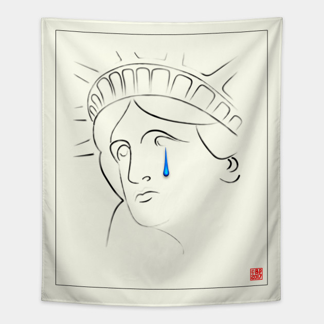 630x630 Statue Of Liberty Crying - Statue Of Liberty Crying Drawing