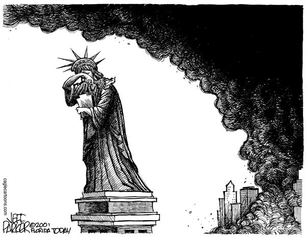 600x466  - Statue Of Liberty Crying Drawing