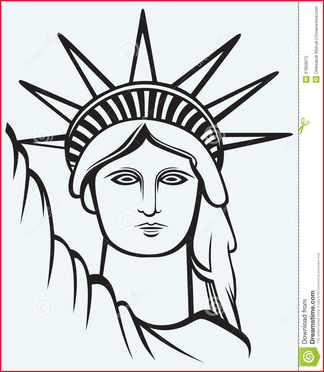 1132x1300 statue of liberty drawing statue liberty drawings drawn - Statue Of Liberty Drawing Easy