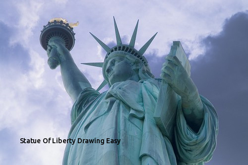 500x333 statue of liberty drawing easy the hidden meaning the statue - Statue Of Liberty Drawing Easy