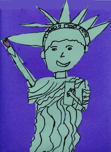 365x500 Statue Of Liberty Secret Life Of The Mceachern Family - Statue Of Liberty Drawing For Kids