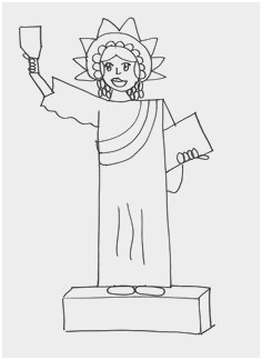 236x324 how to draw the statue of liberty easy good drawing statue liberty - Statue Of Liberty Drawing Step By Step