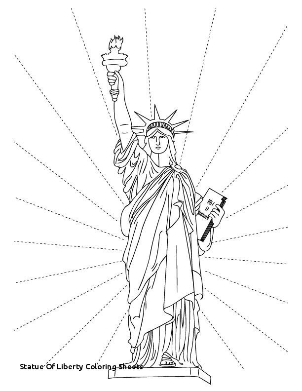 612x792 statue of liberty drawing easy awesome statue liberty coloring - Statue Of Liberty Drawing Step By Step
