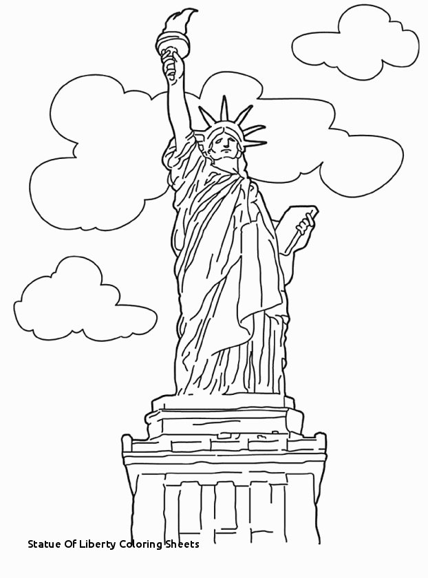 622x840 statue of liberty drawing easy unique statue liberty coloring - Statue Of Liberty Drawing Step By Step