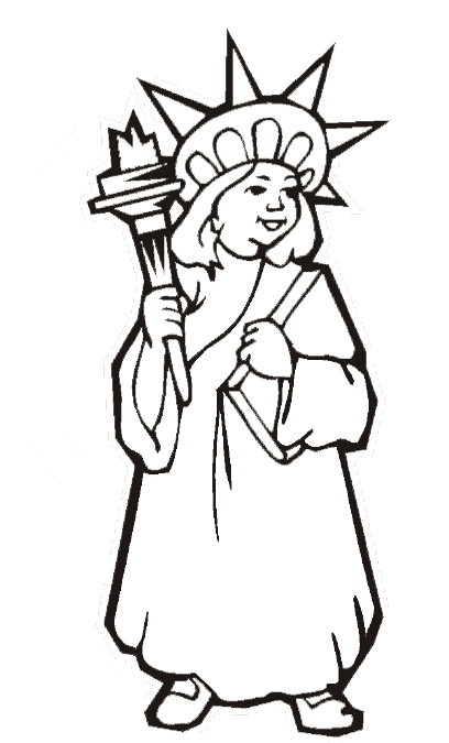 408x675 How To Draw The Statue Of Liberty Face Step - Statue Of Liberty Face Drawing