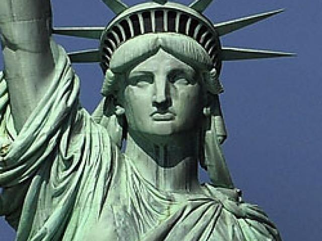 640x480 Drawn Statue Of Liberty Face - Statue Of Liberty Face Drawing
