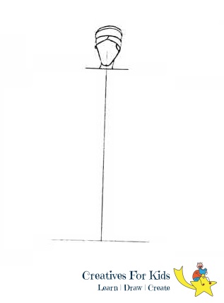 317x429 How To Draw The Statue Of Liberty Step - Statue Of Liberty Line Drawing