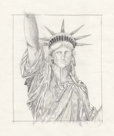 236x281 best new york party images new york party, statue of liberty - Statue Of Liberty Pencil Drawing