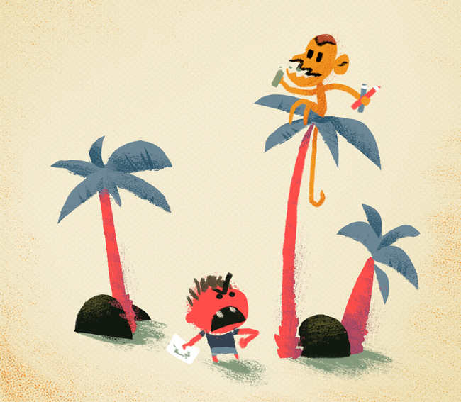 650x567 monkey steal drawing kid - Steal Drawing