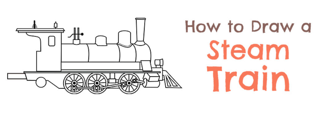 1049x367 how to draw a steam train - Steam Drawing