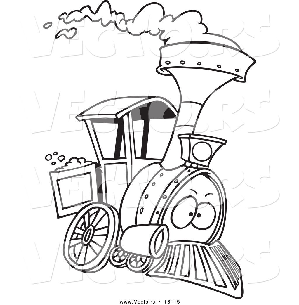 1024x1044 royalty free steam train stock vector designs - Steam Drawing