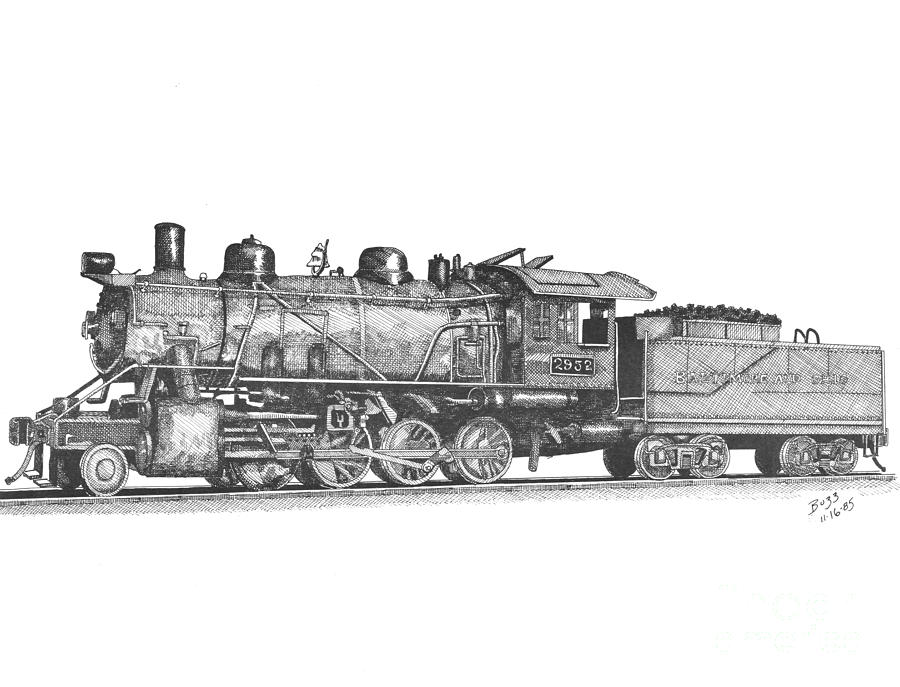 900x687 working steam engine drawing - Steam Engine Drawing